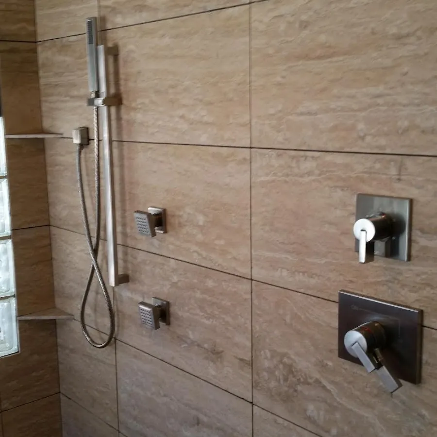 Shower fixture installation for Gas Line Repair in Bel Air South